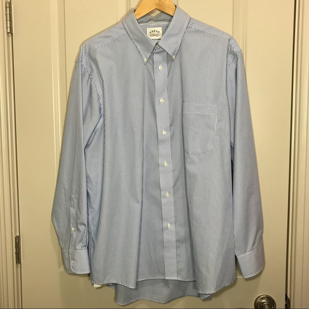 Eagle Regular Fit Non-Iron Stripe Dress Shirt